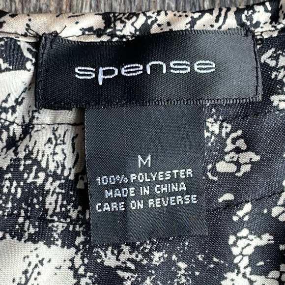 Spense Sleeveless Ruffled V-Neck Top Sz M - Picture 5 of 6